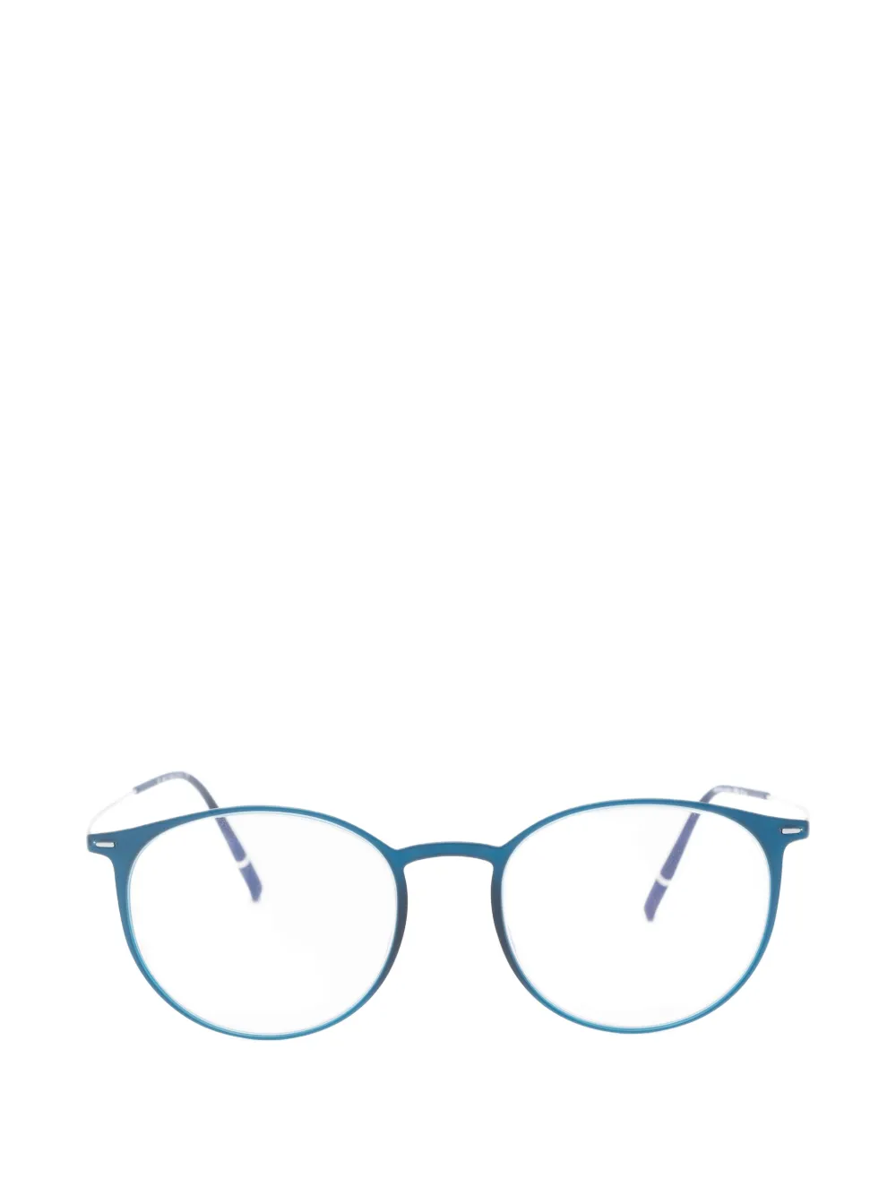 Silhouette round-frame glasses - Blu