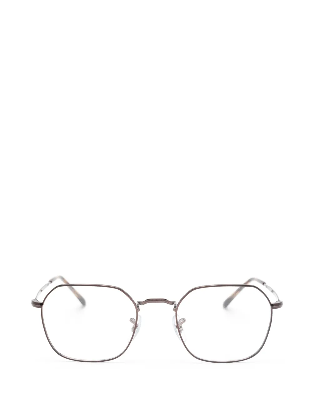 Ray-Ban Jim geometric-frame glasses - Marrone