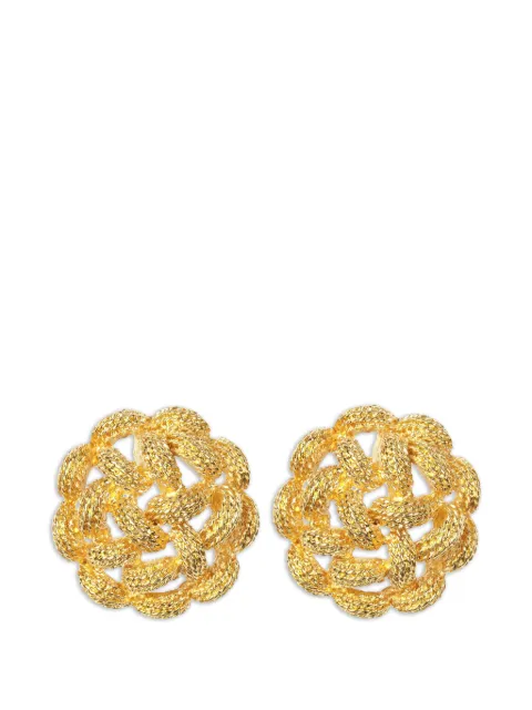 Monet Pre-Owned 1980 braided earrings