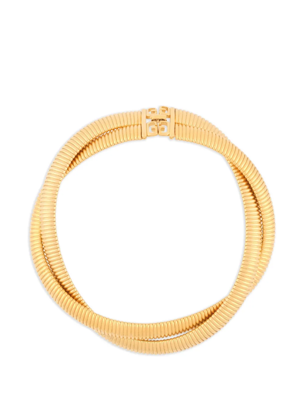 Givenchy Pre-Owned 1980 snake-chain necklace - Oro
