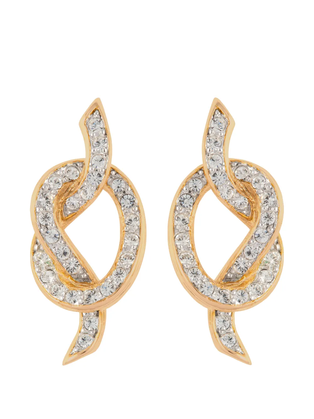 Nina Ricci Pre-Owned 1980 clip-on earrings - Oro