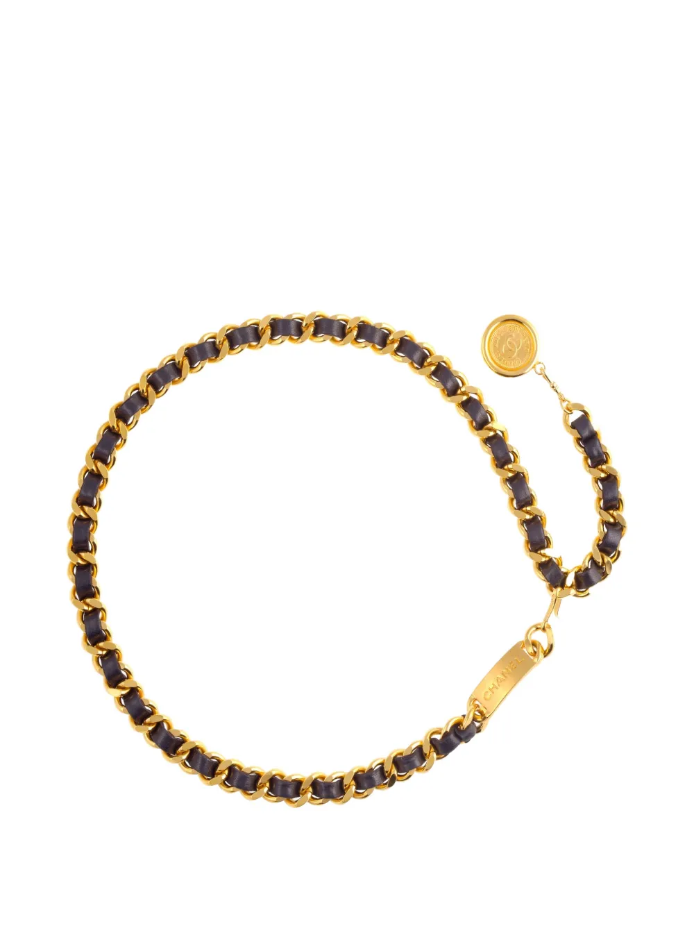 CHANEL Pre-Owned 1994 woven belt - Oro