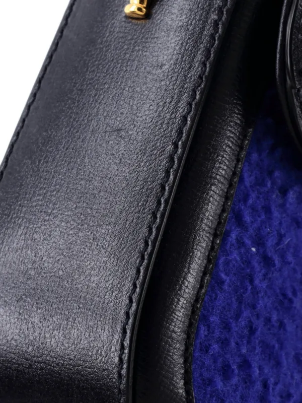 Gucci Pre-Owned ホースビット 1955 ウール ミニ ショルダーバッグ 