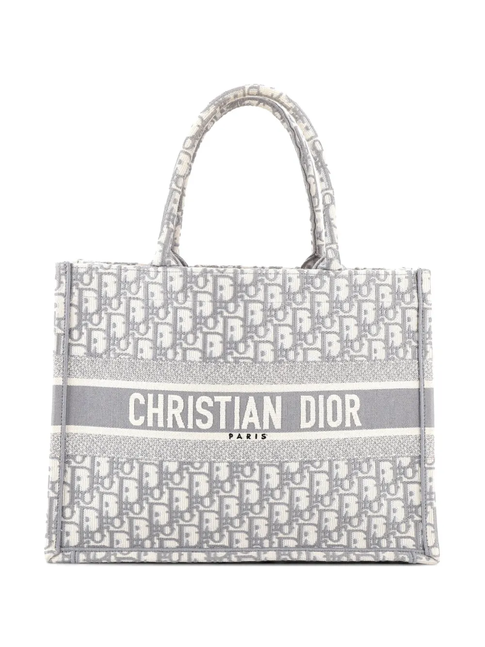 Christian Dior Pre-Owned Book Oblique Canvas Medium tote bag - Grigio