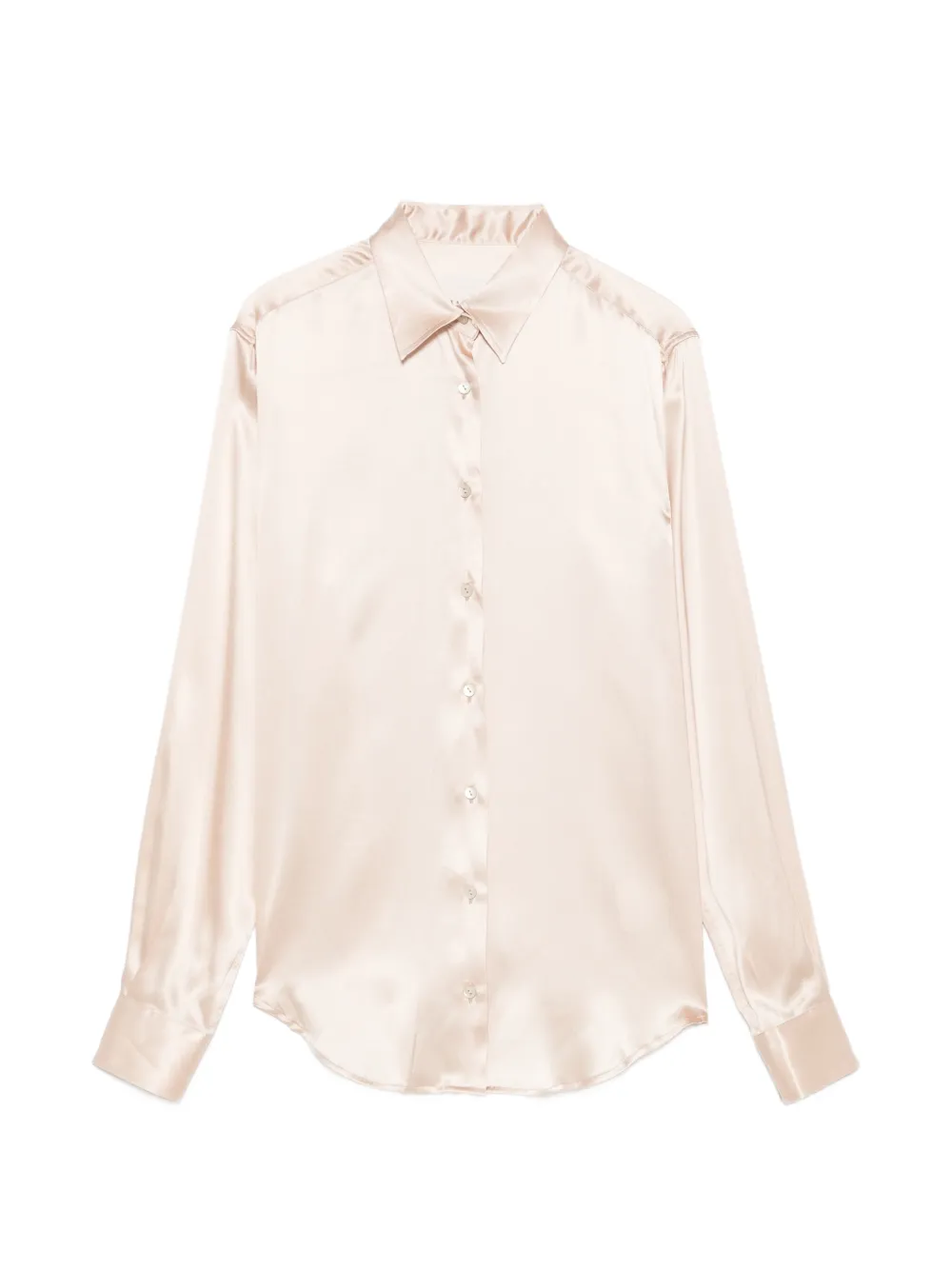Xacus Marta satin-finish shirt - Rosa