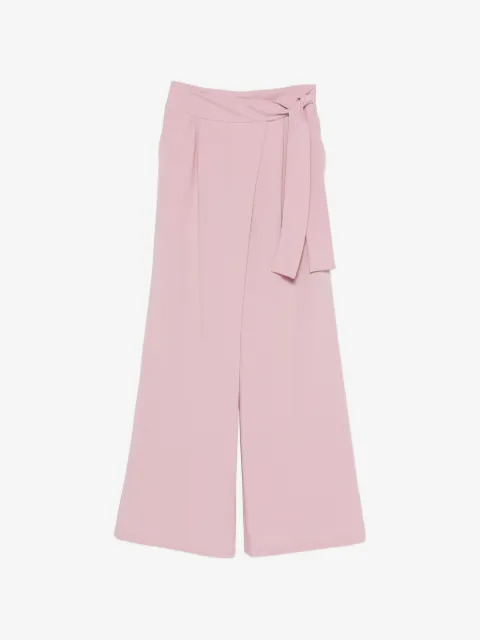 Xacus Samantha belted palazzo pants