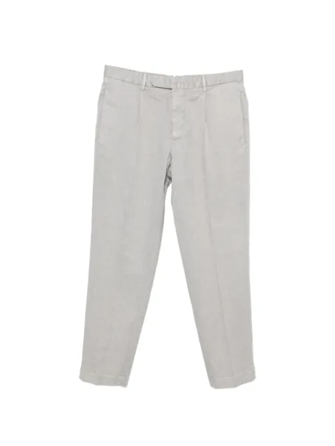 Dell'oglio pleated twill trousers
