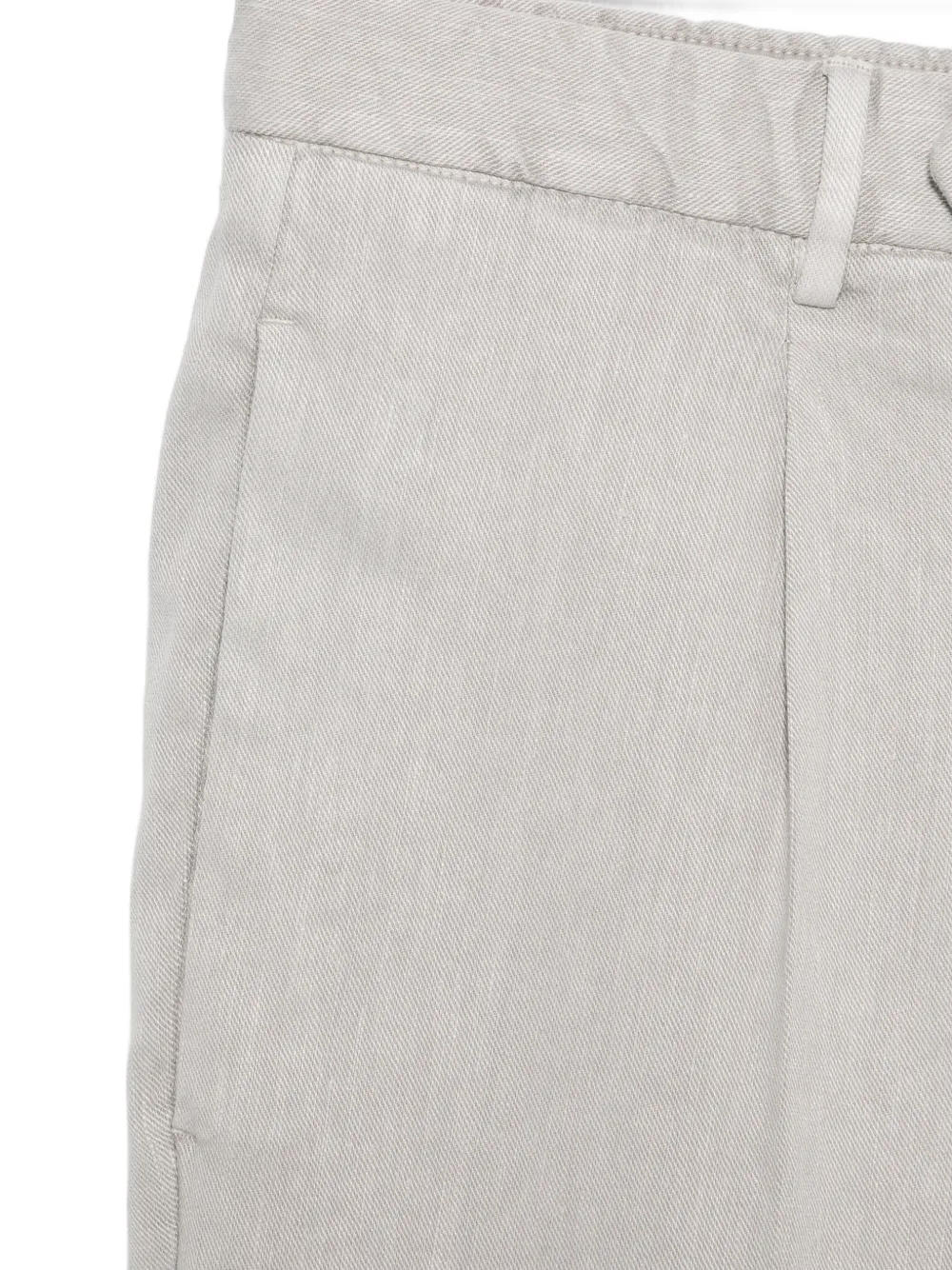 Dell'oglio Twill plooibroek Grijs