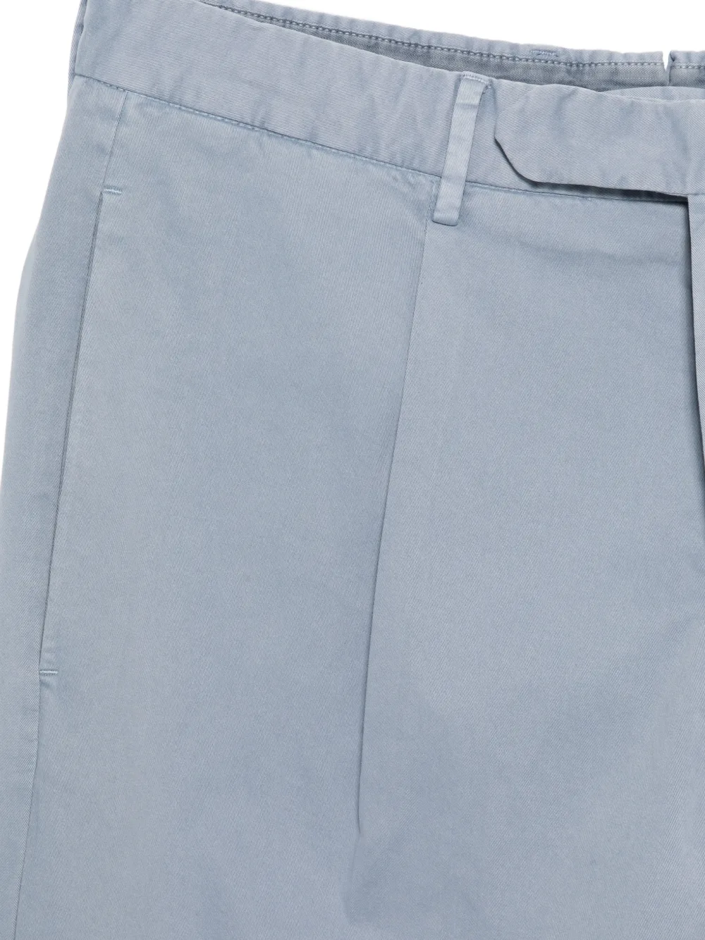 Dell'oglio Broek met geplooid detail Blauw
