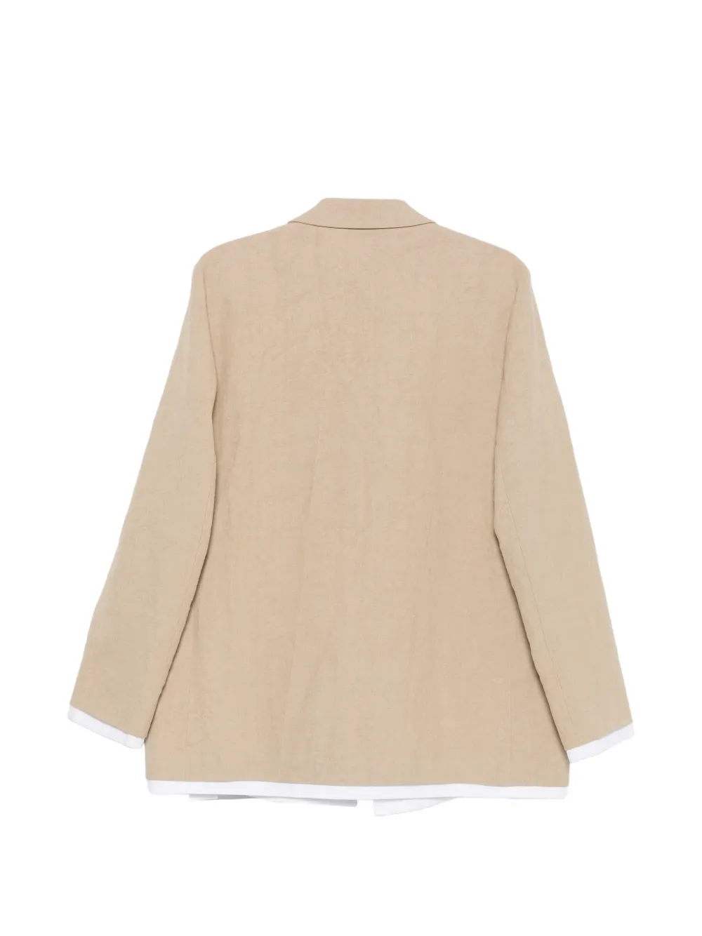  Nº21 Blazer Con Efecto A Capas - Neutro 