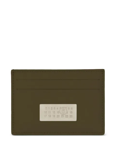MM6 Maison Margiela logo-patch card holder