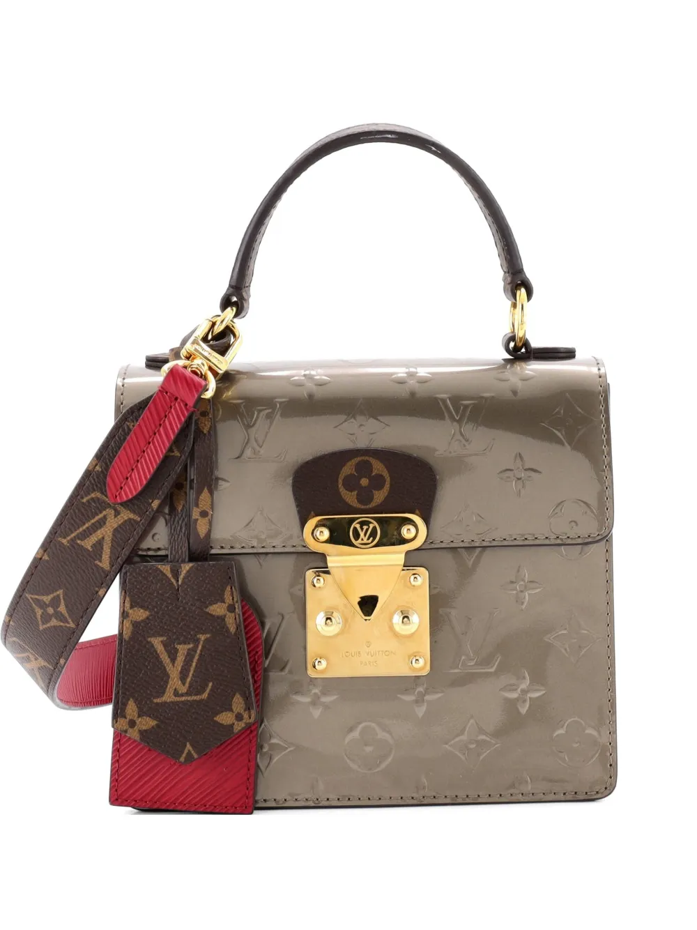 Louis Vuitton Pre-Owned Spring Street NM Handbag Monogram Vernis with Monogram Canvas and Epi Leather shoulder bag - Multicolore