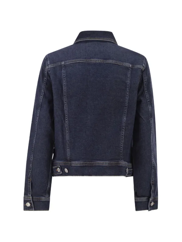 7 For All Mankind コントラストステッチ デニムジャケット | ブルー 