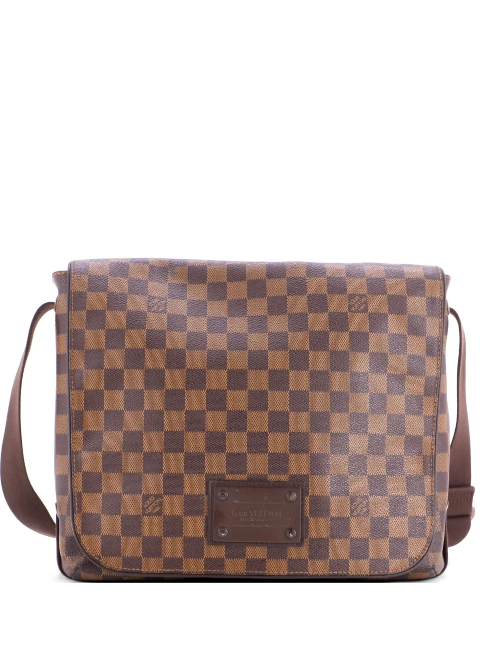 Louis Vuitton Pre-Owned Brooklyn Damier MM Umhängetasche - Braun