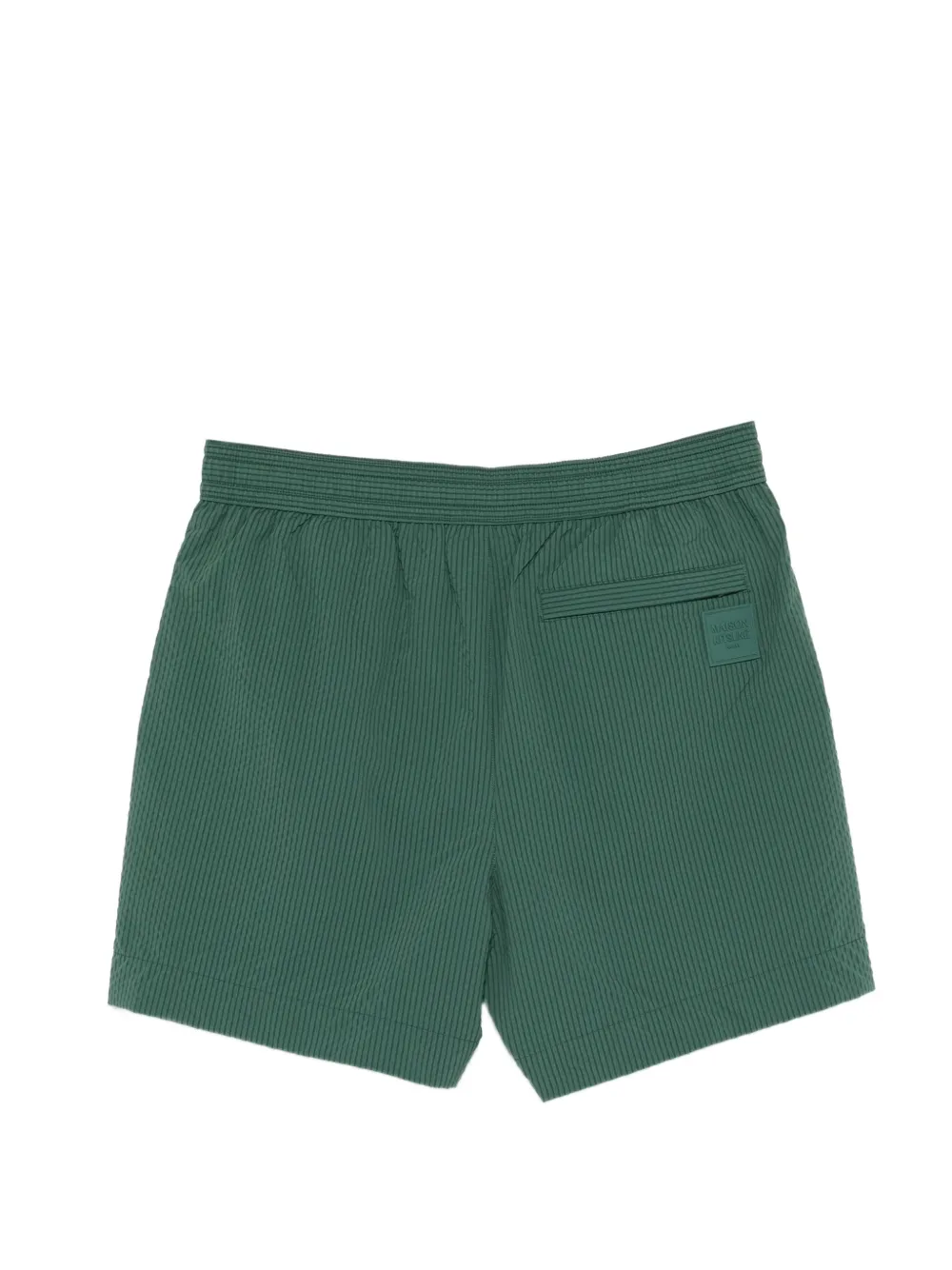 Maison Kitsuné Zwembroek met logopatch Groen