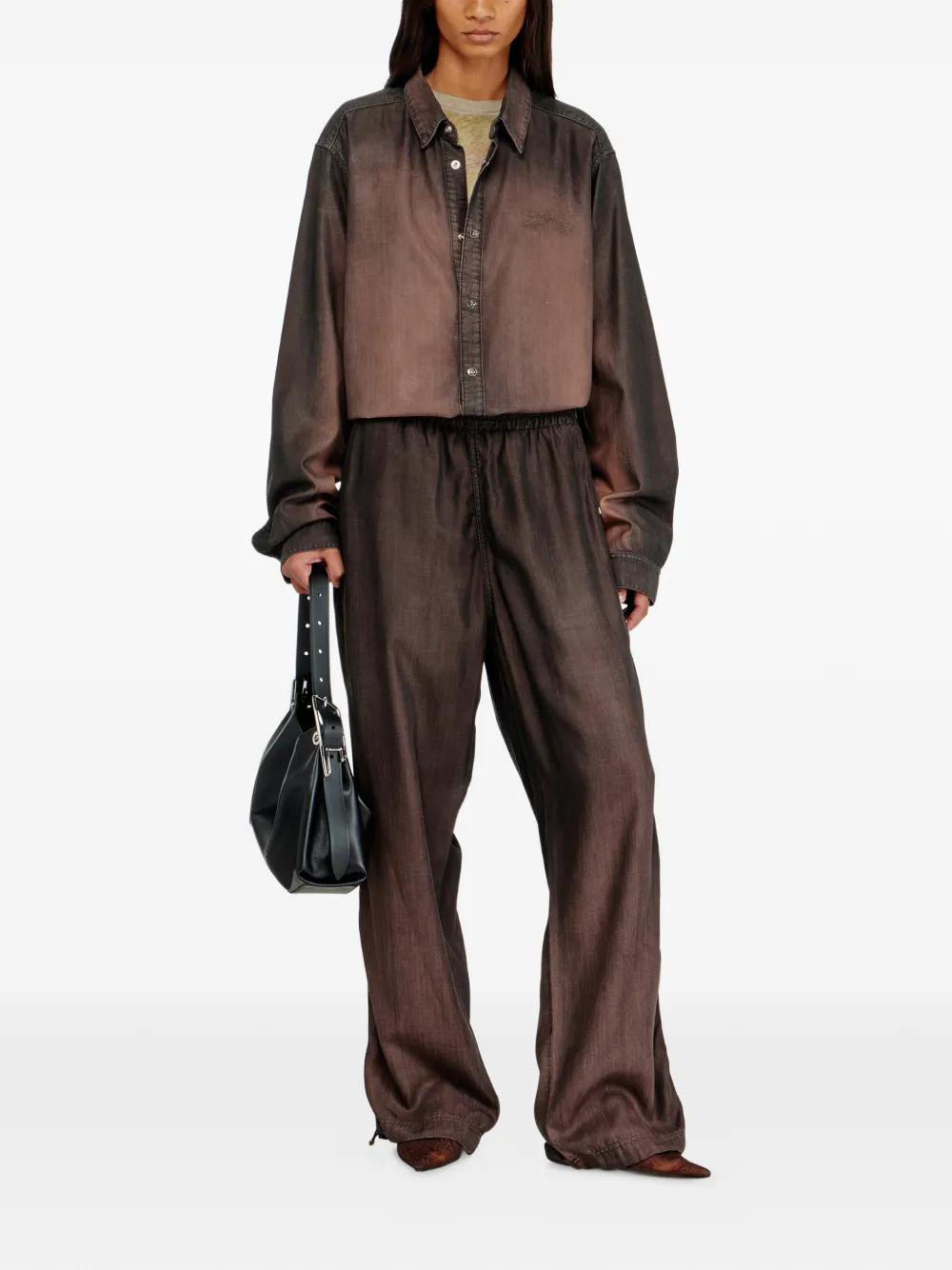  Diesel Pantaloni D-roder Con Coulisse - Marrone 