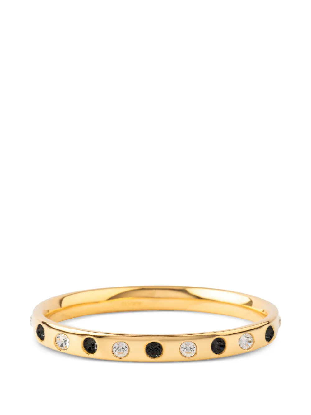 Monet Pre-Owned 1980s round-cut-crystal bracelet - Oro