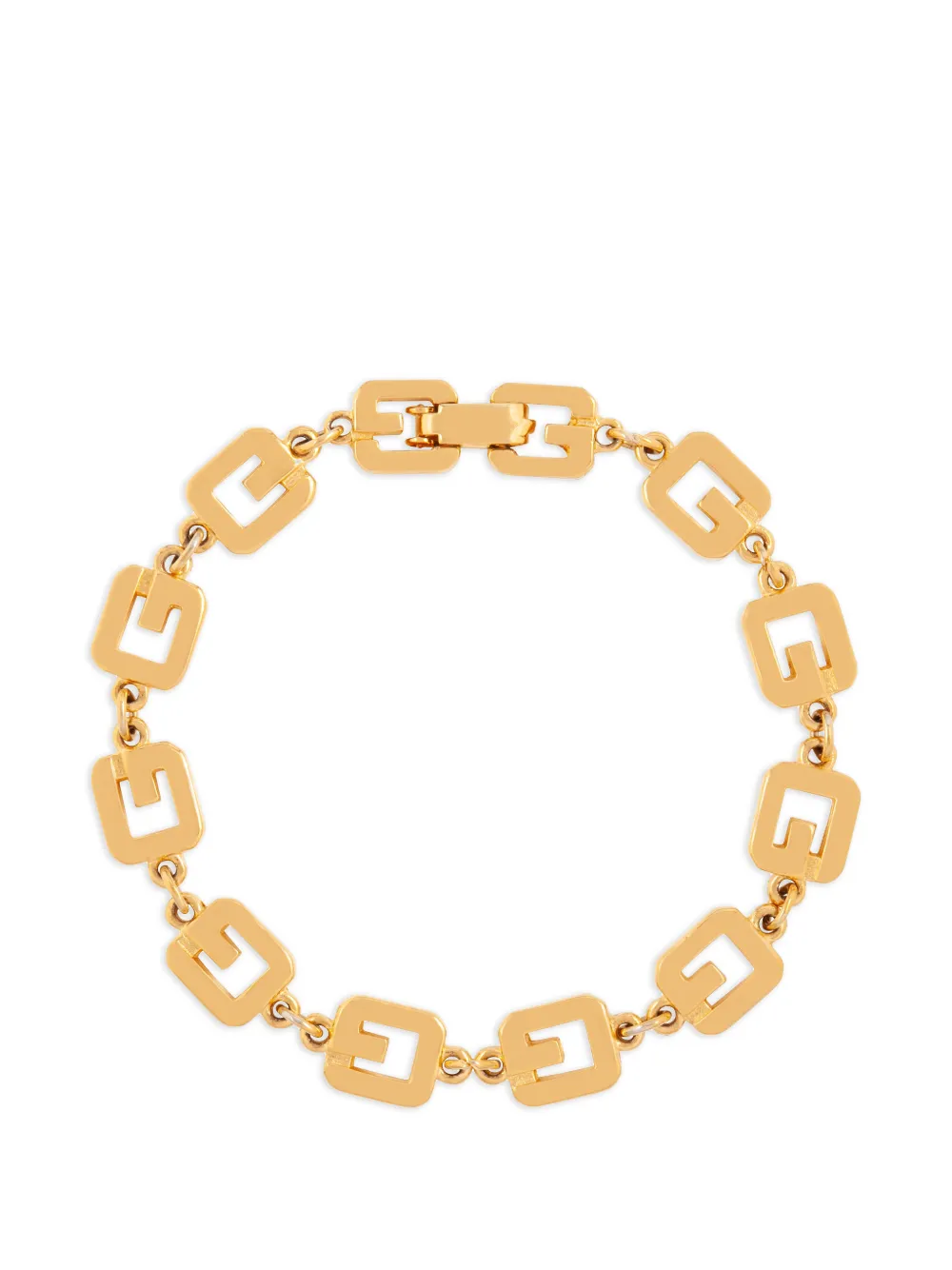 Givenchy Pre-Owned 1980s logo-detail bracelet - Oro