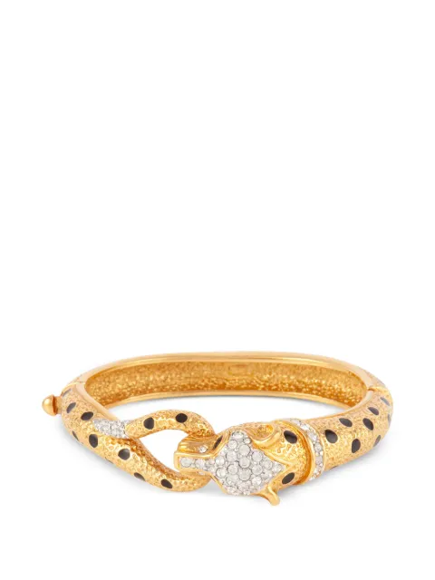 Susan Caplan Vintage 1980s Attwood and Sawyer Panther Bangle bracelet