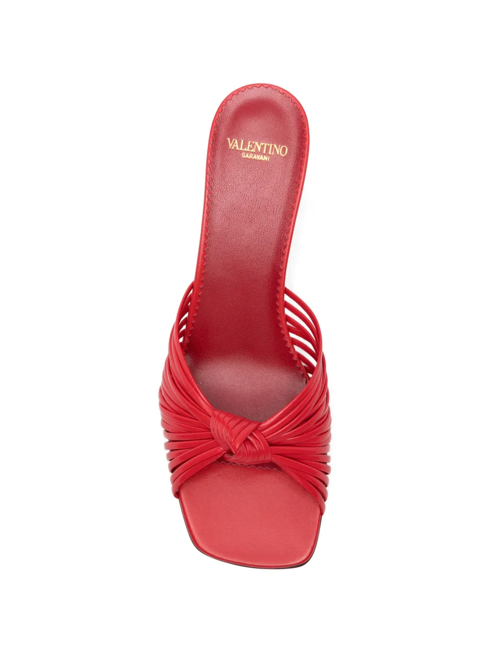 Valentino Garavani knot-detail sandals Rood