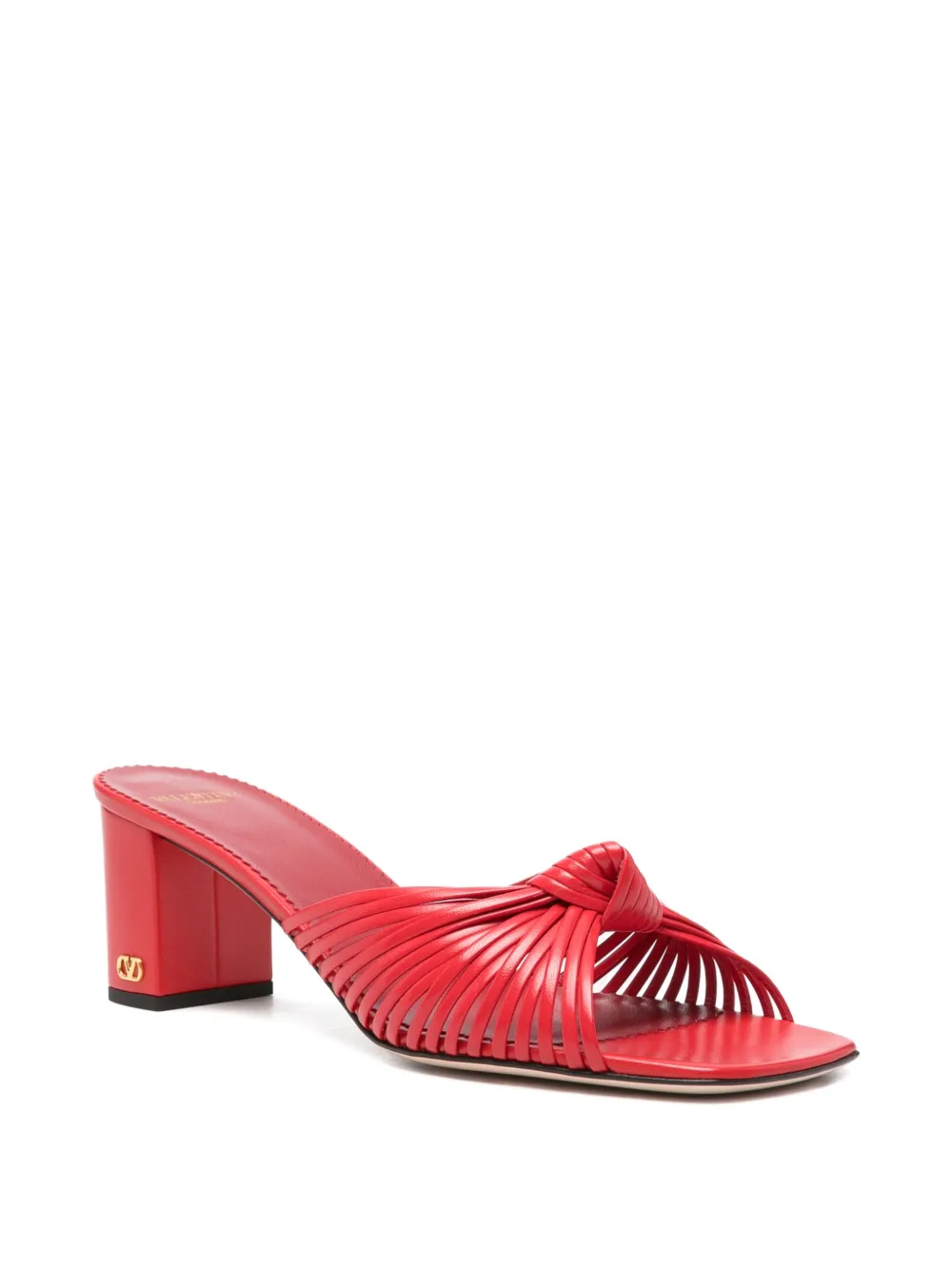 Valentino Garavani knot-detail sandals Rood