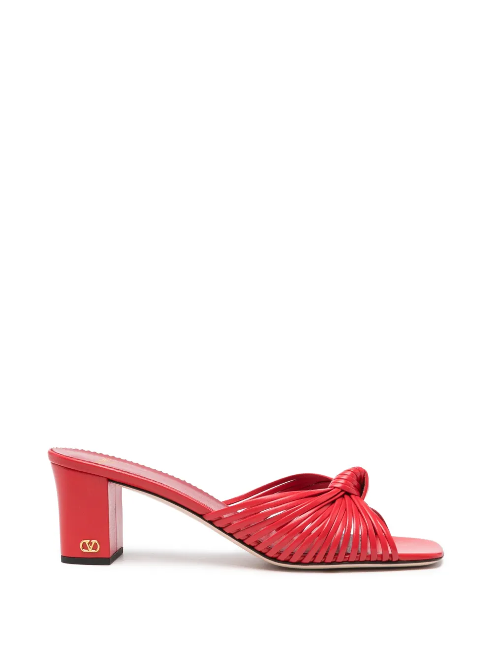 Valentino Garavani knot-detail sandals Rood