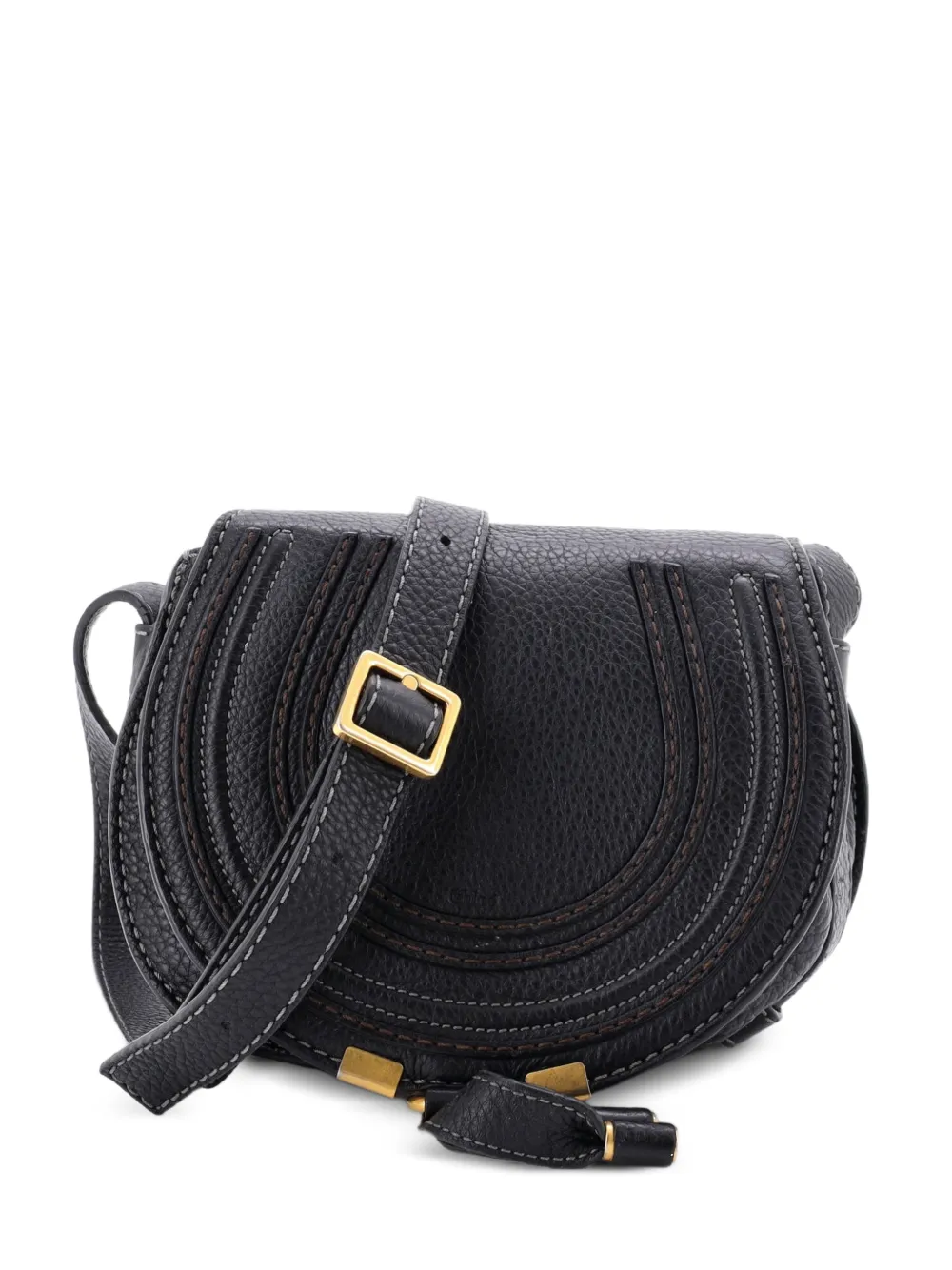 Chloé Pre-Owned Marcie Leather Small crossbody bag - Nero