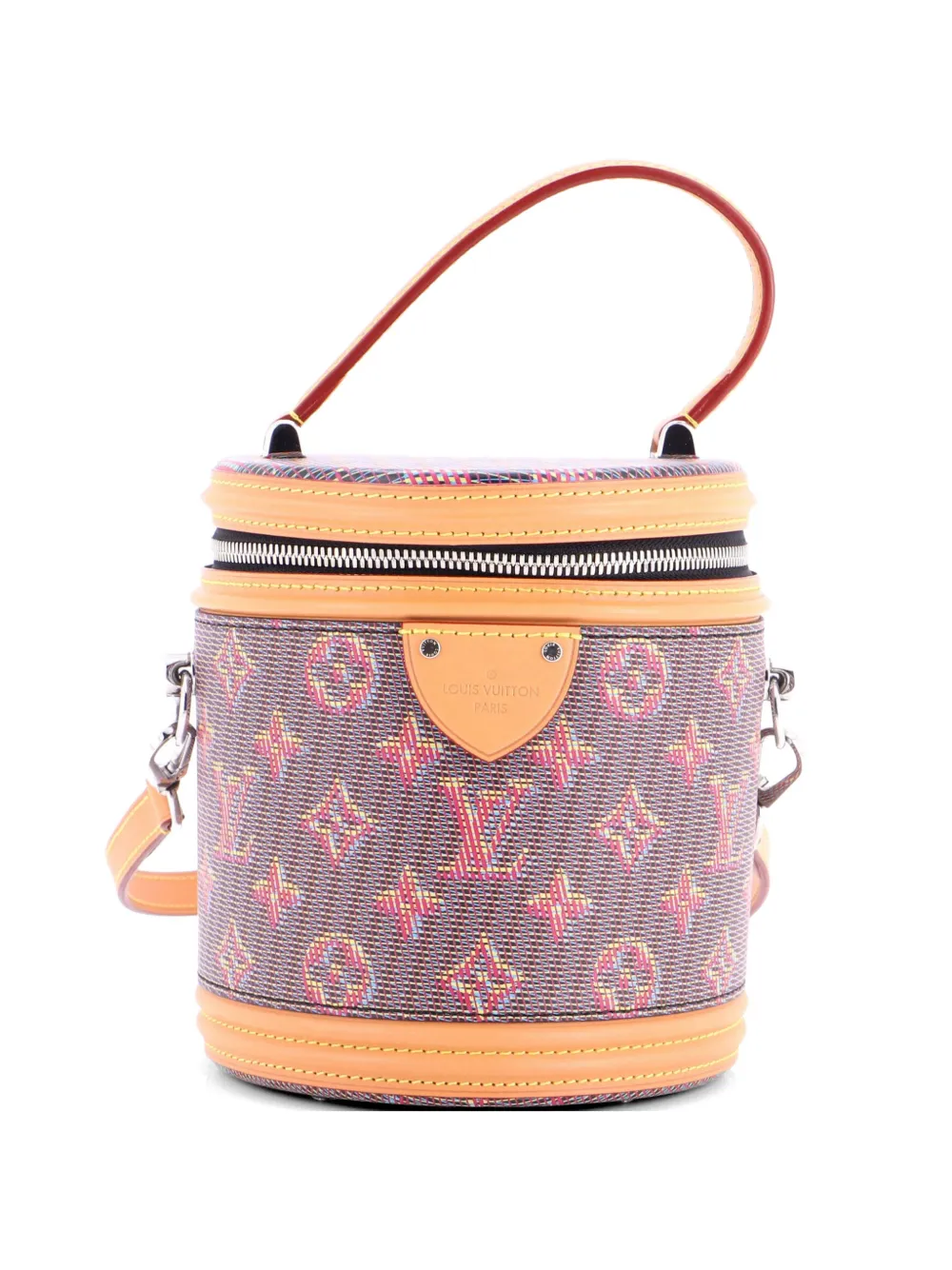 Louis Vuitton Pre-Owned Cannes Handbag Damier Monogram LV Pop Canvas satchel - Marrone