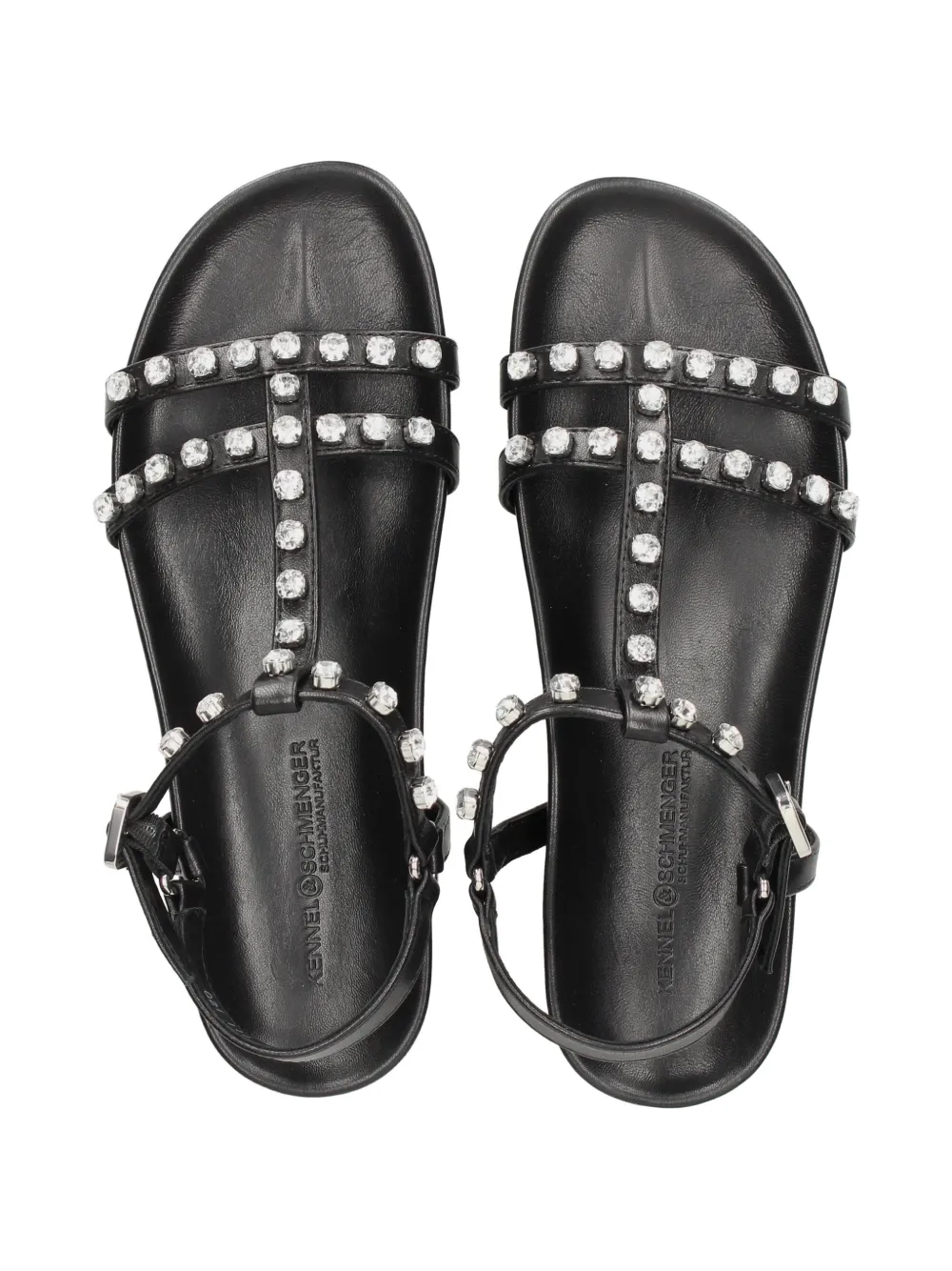 Kennel & Schmenger Leren sandalen Zwart