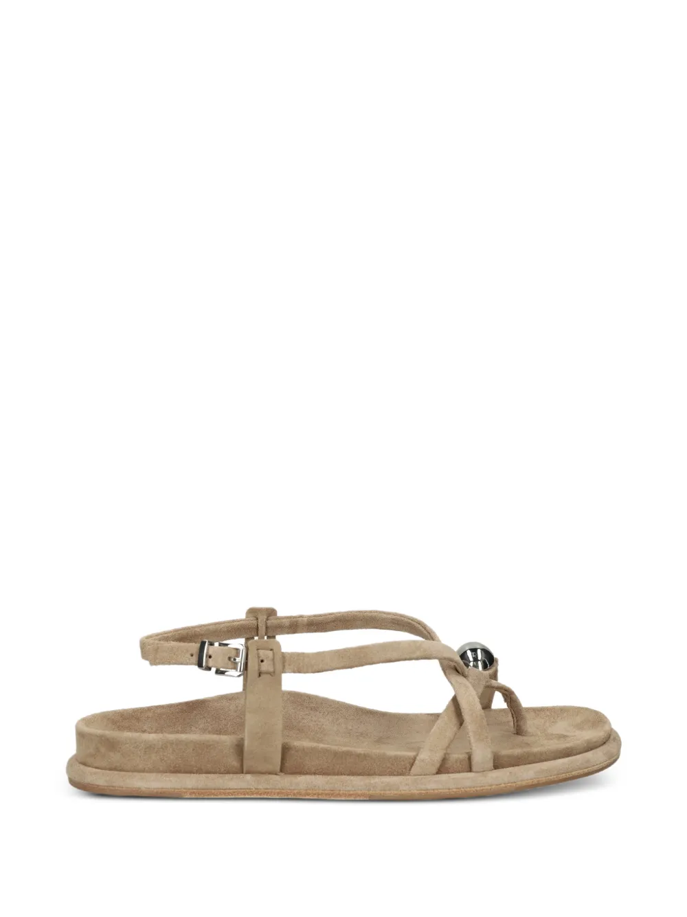Kennel & Schmenger Aily embellished-detail crossover-strap sandals Beige