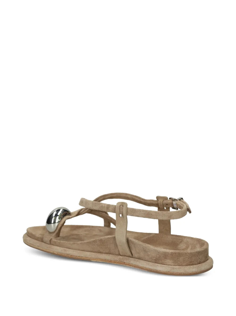 Kennel & Schmenger Aily embellished-detail crossover-strap sandals Beige