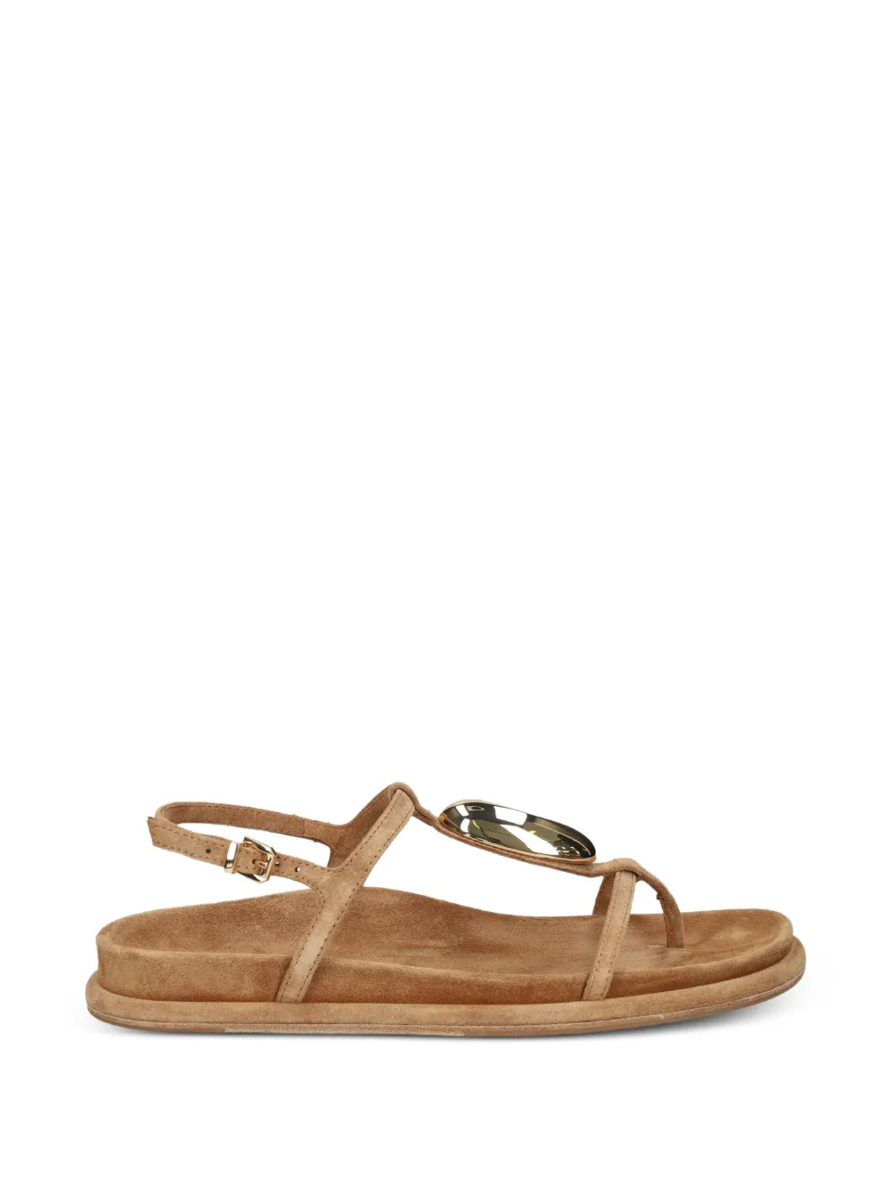 Kennel & Schmenger Aily embellished suede sandals Beige