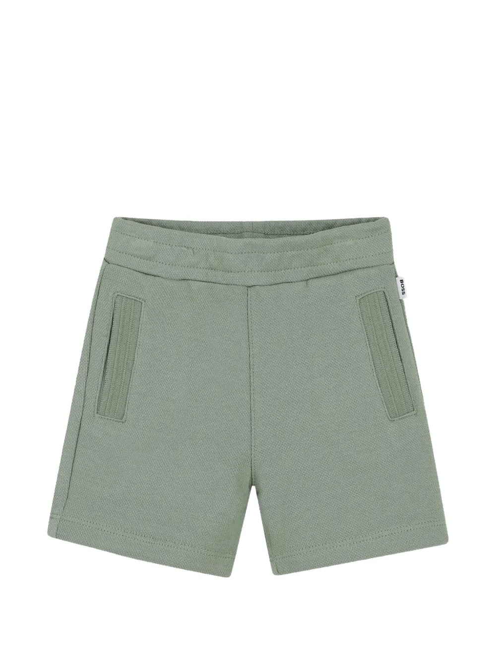 BOSS Kidswear Shorts met logoprint Wit