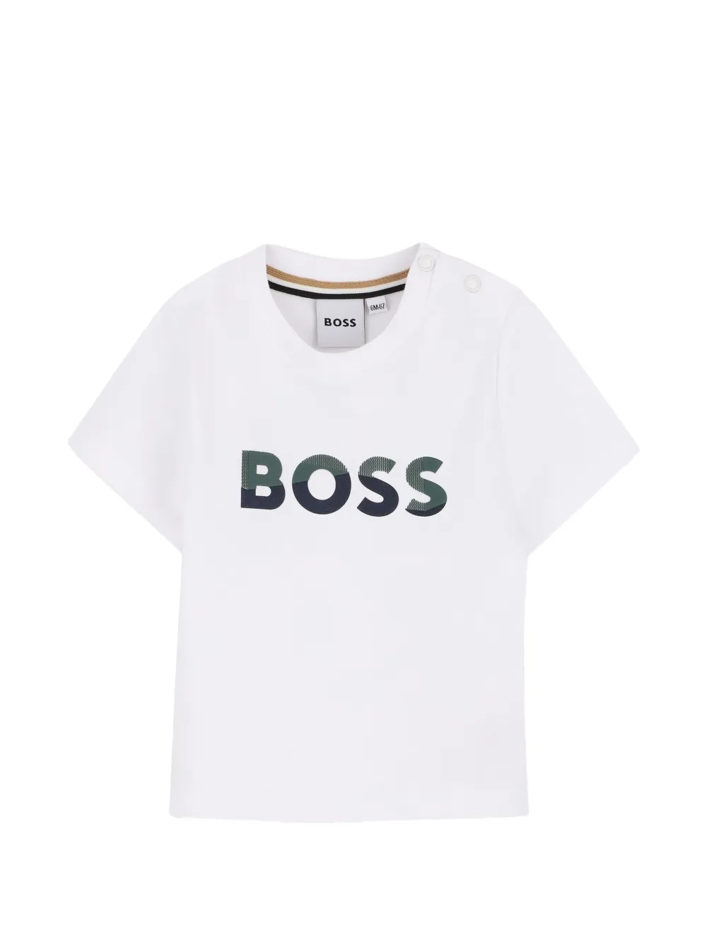 BOSS Kidswear Shorts met logoprint Wit