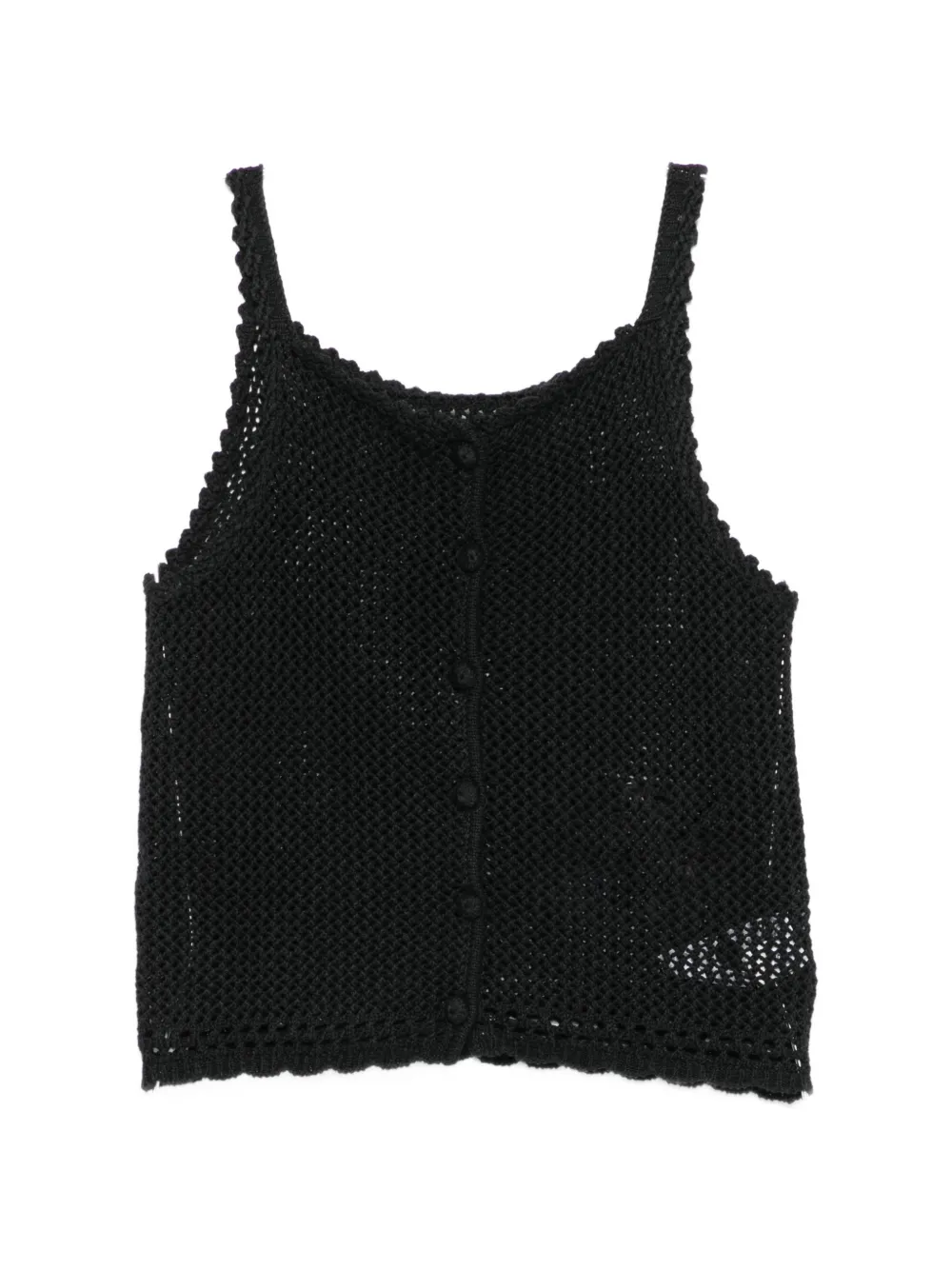 DUNST button-embellishment top - Nero