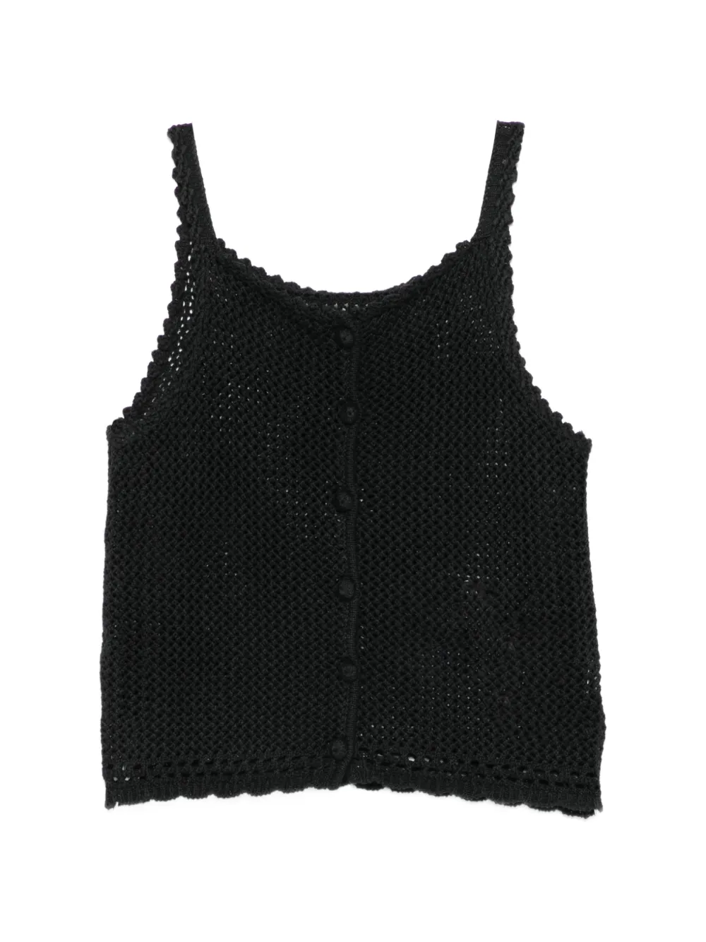 DUNST button-embellishment top - Nero