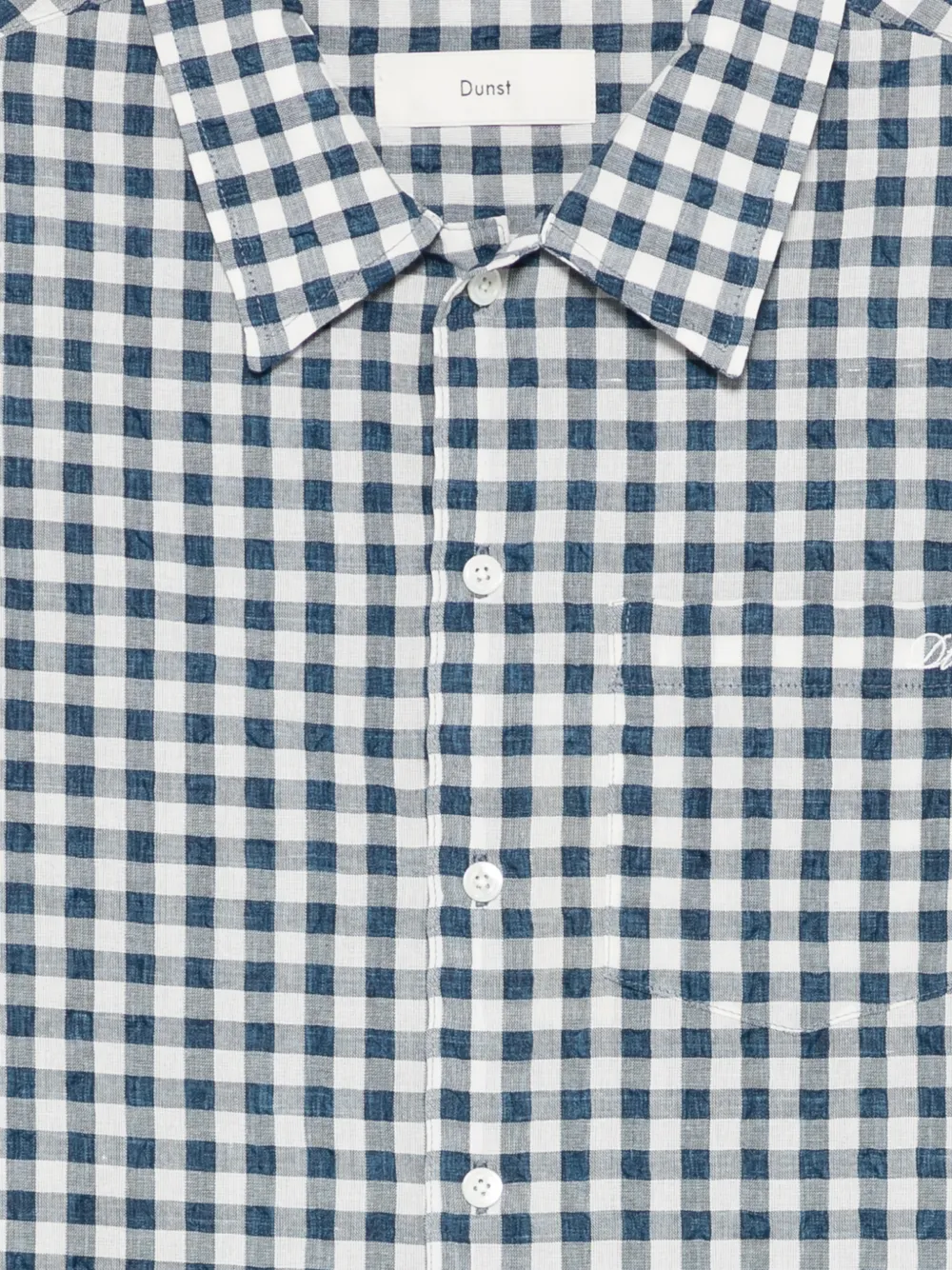  Dunst Camisa De Pijama A Cuadros Gingham - Azul 