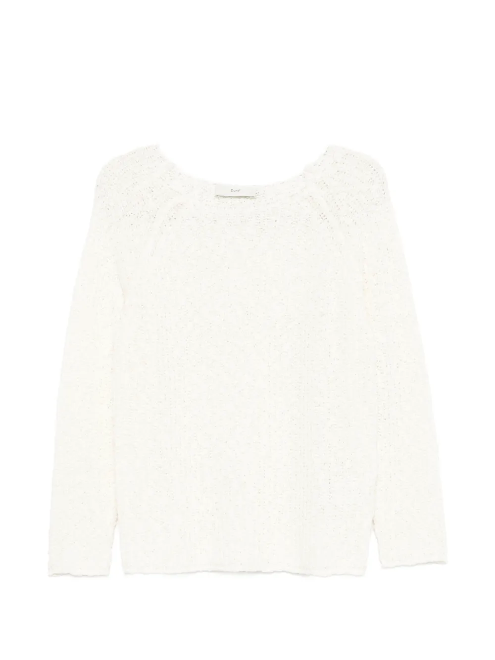 DUNST open-knit sweater - Toni neutri