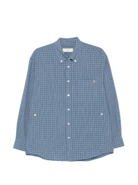 DUNST check-pattern shirt