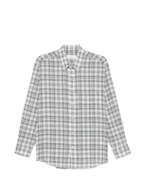 DUNST check-pattern long-sleeve shirt