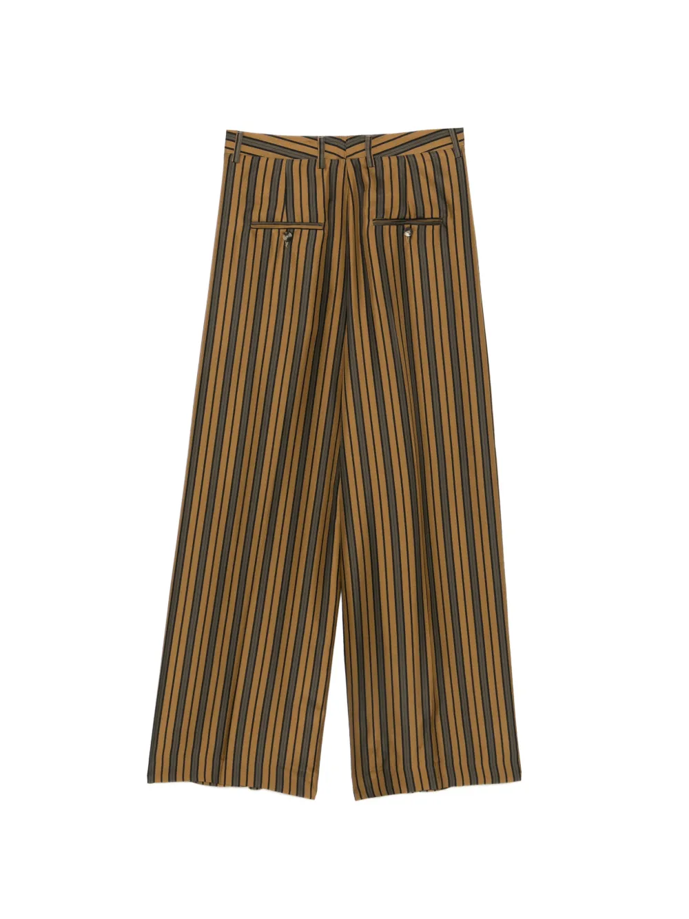 Alberto Biani Gestreepte broek Bruin