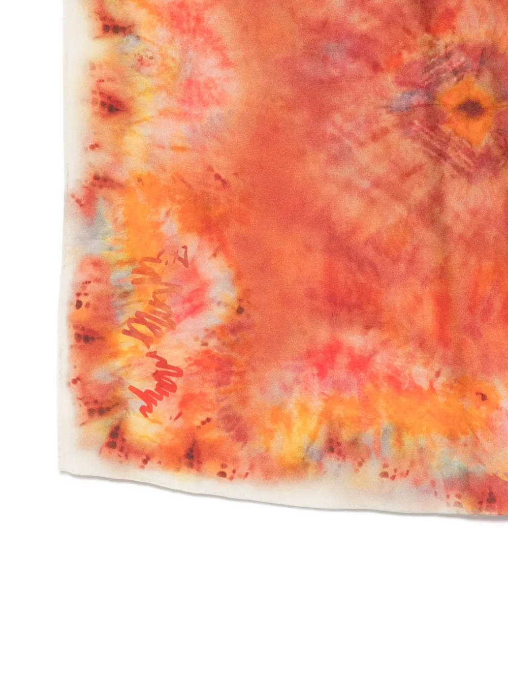  Zimmermann Bufanda Con Estampado Tie-dye - Rojo 