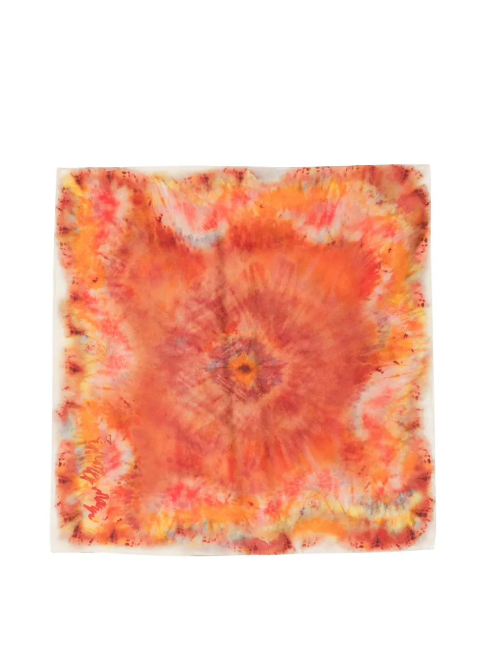 ZIMMERMANN tie-dye scarf - Rosso