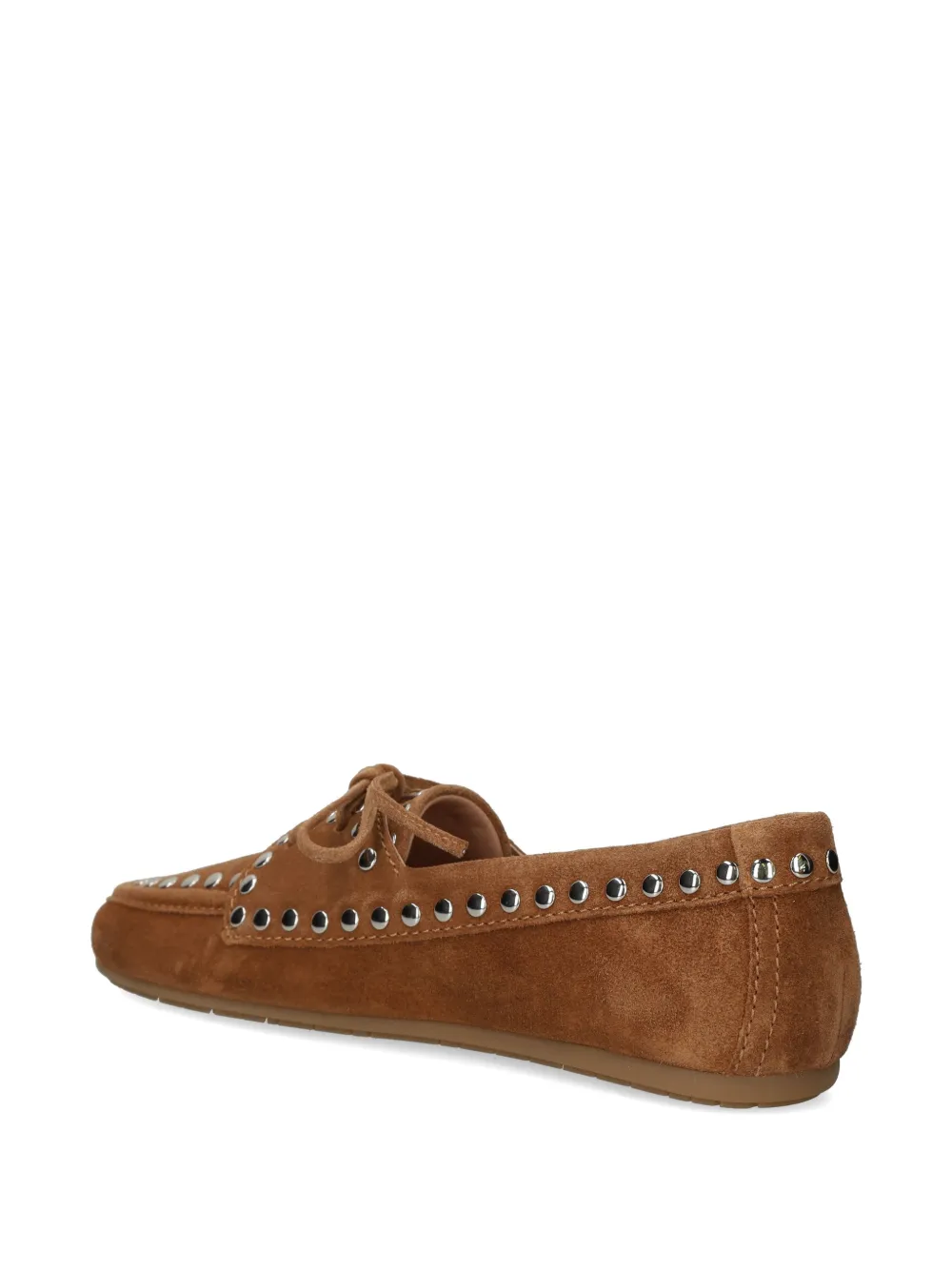 Kennel & Schmenger Drop studded lace-up loafers Bruin