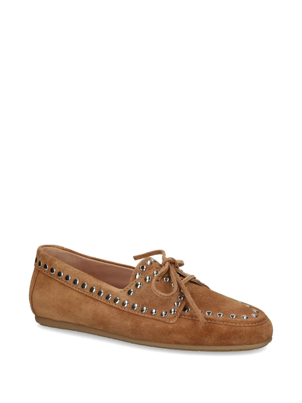 Kennel & Schmenger Drop studded lace-up loafers Bruin