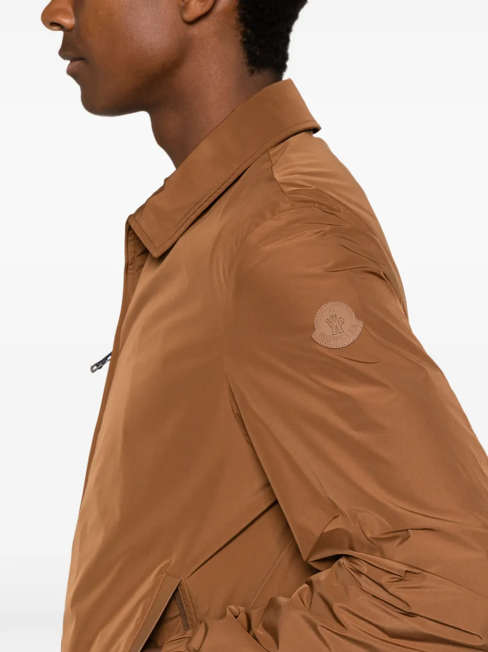 Moncler Socot jack met rits Bruin