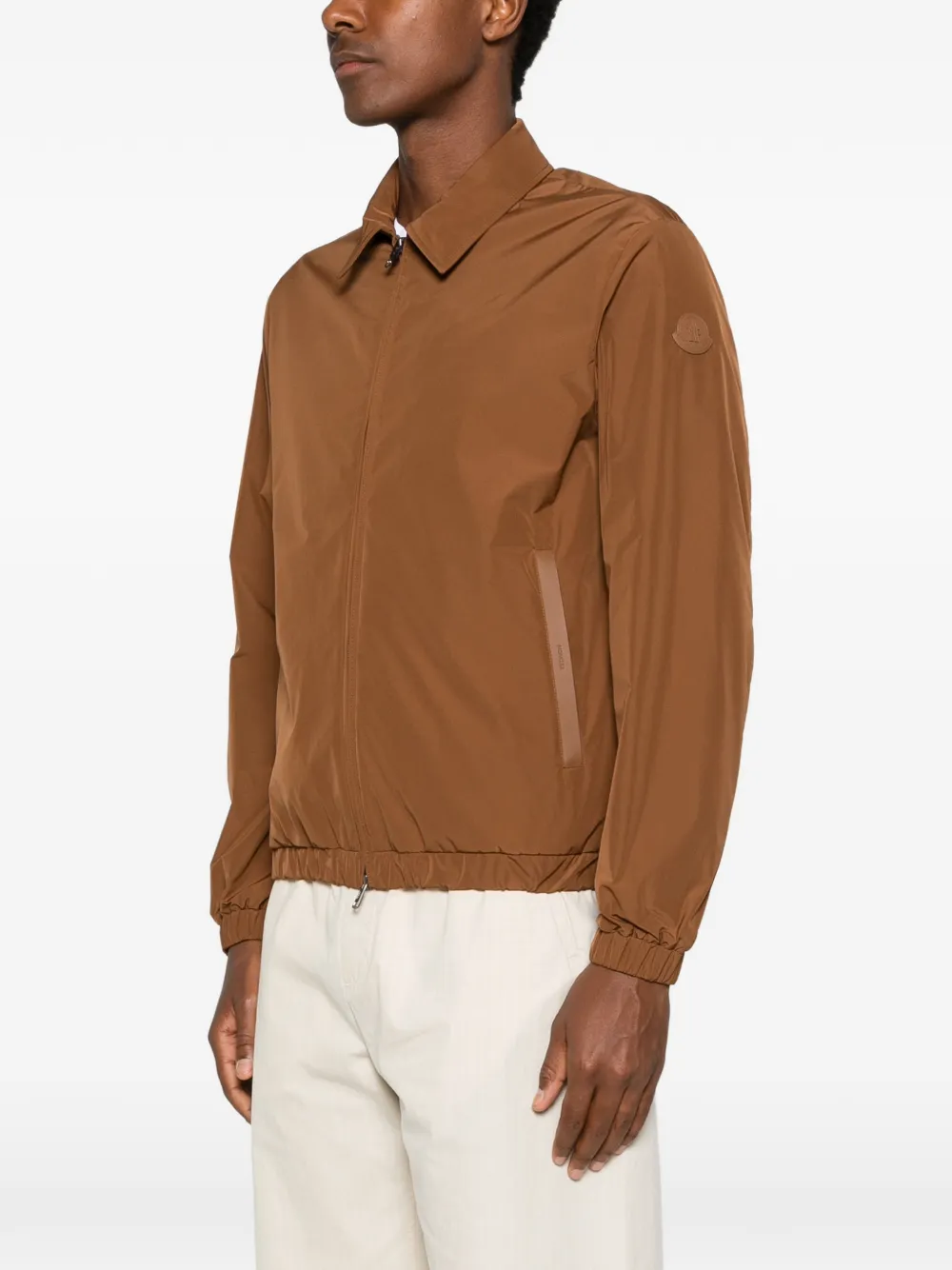 Moncler Socot jack met rits Bruin