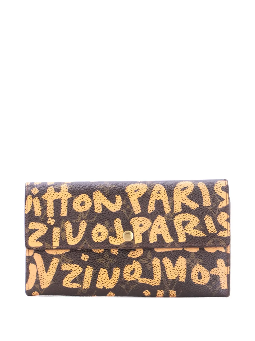 Louis Vuitton Pre-Owned Portafoglio Sarah Limited Edition Monogram Graffiti piccolo - Marrone