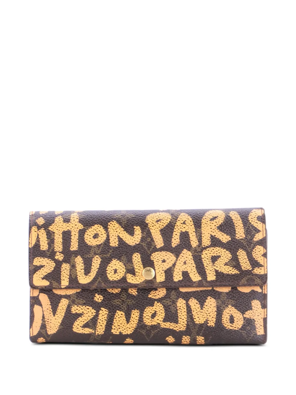 Louis Vuitton Pre-Owned Portafoglio Sarah Limited Edition Monogram Graffiti piccolo - Marrone
