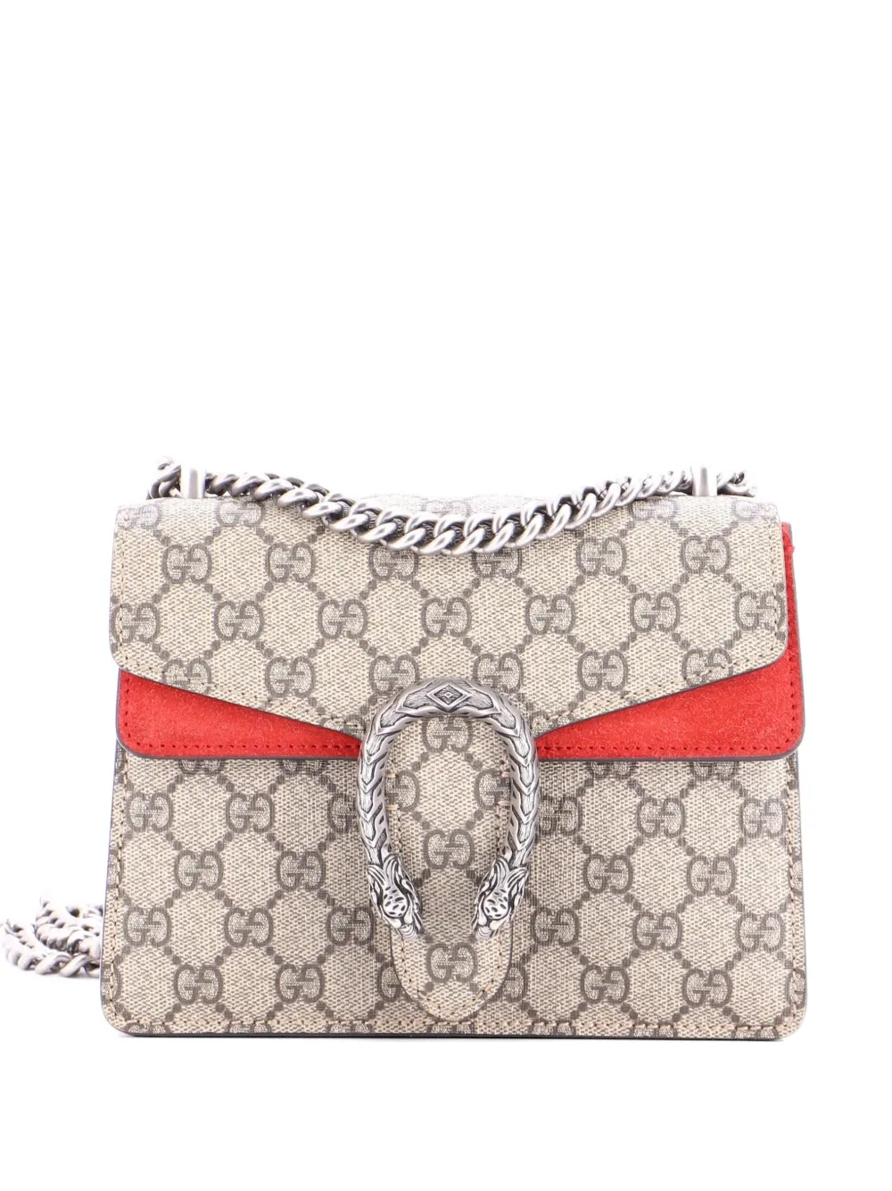 Gucci Pre-Owned Dionysus Bag GG Coated Canvas Mini crossbody bag - Marrone